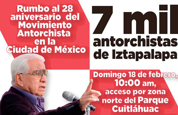 7 mil celebrarán trayectoria de logros en Iztapalapa 