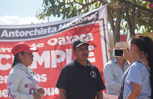 Istmeños se unen a la lucha estatal de Antorcha