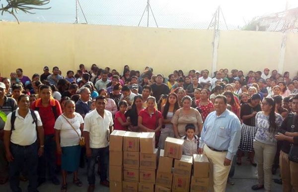  Logra Antorcha despensas para 500 familias de Chilpancingo 