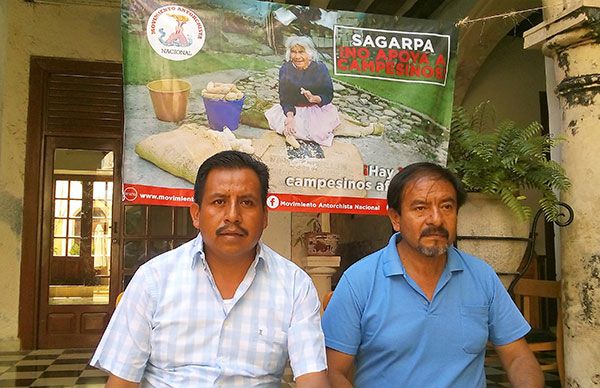 Antorchistas en Campeche anuncian movilización nacional contra Sagarpa