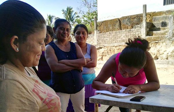 Familias de Cochoapa se benefician con el Empleo Temporal