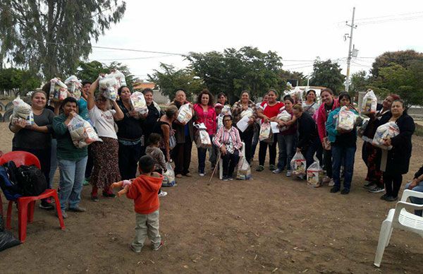 Con apoyos alimenticios se benefician ahomenses