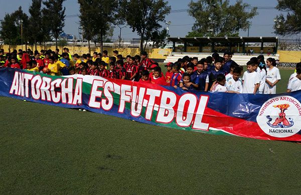  Torneo de futbol rumbo al 28 aniversario de Antorcha  en la Ciudad de México