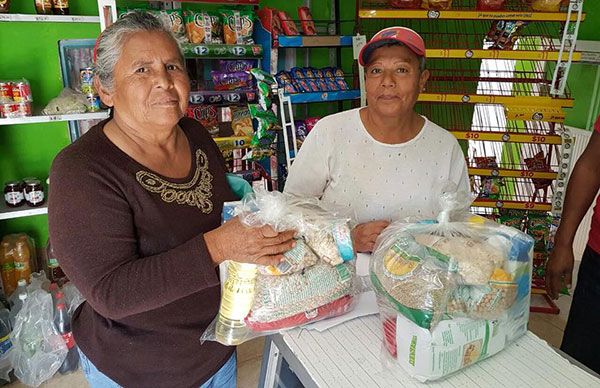 Entrega Antorcha apoyos alimentarios 