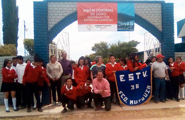 Construirán domo en Telebachillerato No.36