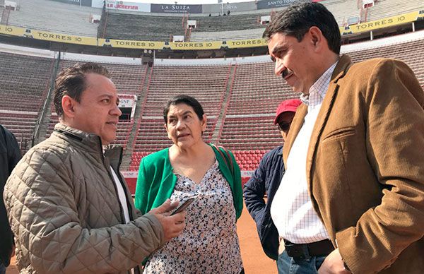   Dirigencia nacional ultima detalles en la Plaza de Toros México para el 28 aniversario 