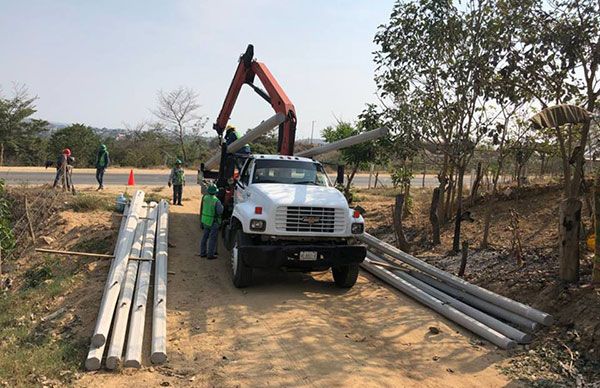 Iluminará Antorcha la colonia Margarita Morán Veliz de Ometepec