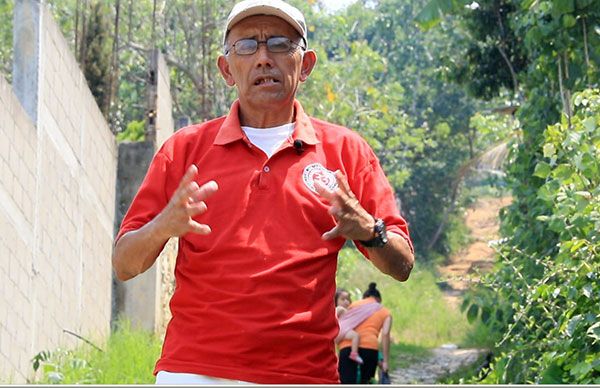  Antorchistas de Simojovel se organizan para manifestarse en Tuxtla