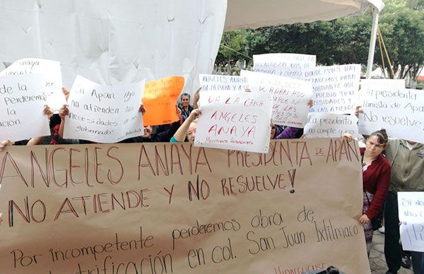 Demandan atención a necesidades de la población de Apan