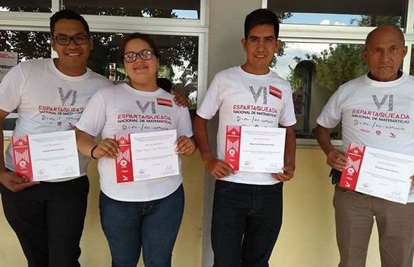 Sinaloa presente en la Espartaqueada Nacional de Matemáticas