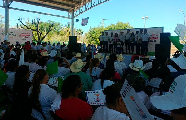  En Sinaloa, Antorcha respalda a candidatos priistas