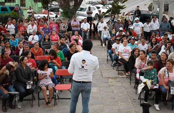 El progreso de Vetagrande  está garantizado con candidatos priistas: Osvaldo ávila