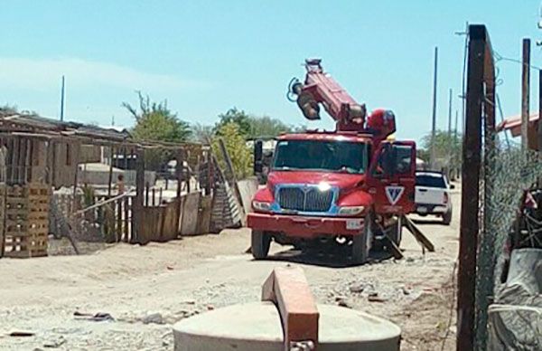 En la periferia norponiente de Hermosillo, también la colonia Cajeme se electrifica