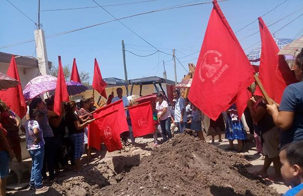  Banderazo a obra de agua potable en Ampliación 5 de Febrero