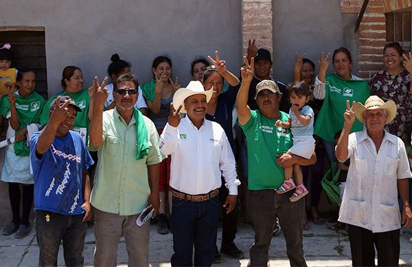  Más que indígena soy candidato del pueblo, afirmó Juventino Ramírez