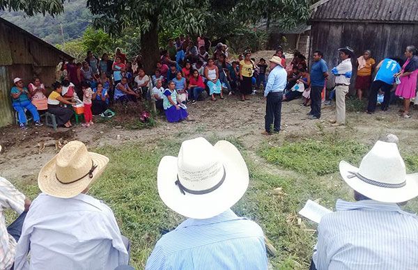 Preparan antorchistas inauguración de obra en comunidad indígena