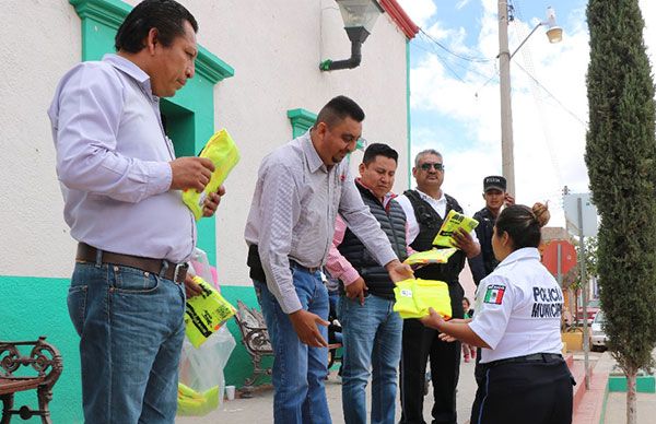 Entrega nuevas patrullas a policía municipal la administración antorchista de Villa de Ramos