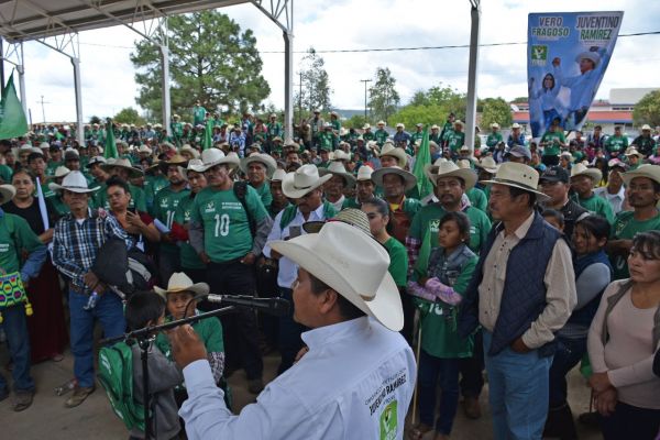 Cierra campaña Juventino Ramírez en Guajolota, Mezquital