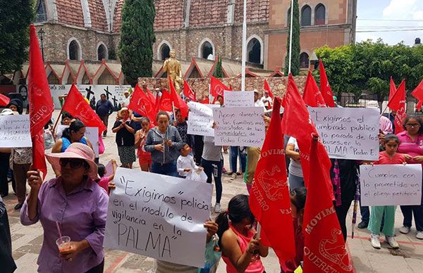 Gobierno municipal no atiende demandas sociales; anuncian manifestación en informe de alcaldesa 