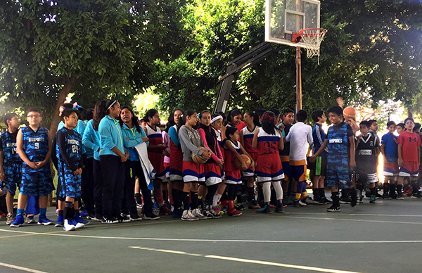 Con más de 400 deportistas Antorcha inaugura Eliminatoria Estatal de Baloncesto