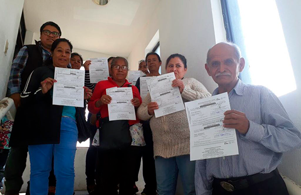 Antorchistas de Nuevo Laredo solicitan apoyo para recibir material para vivienda