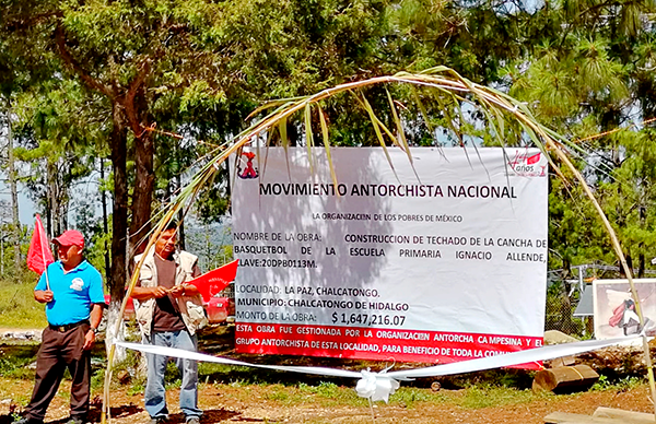 Inicia construcción de techado en La Paz Chalcatongo