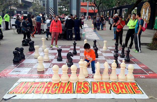 Antorcha prevé un exitoso tercer Torneo  Estatal de Ajedrez en la CDMX