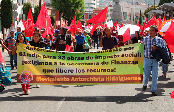 Gobierno Estatal no atiende las necesidades de la población; Antorcha regresará a plaza Juárez