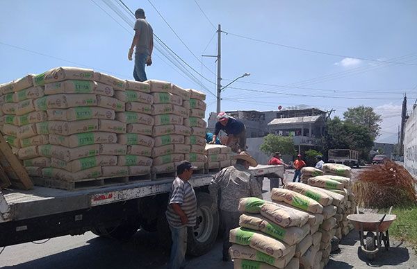 En la capital de Nuevo León, Antorcha avanza