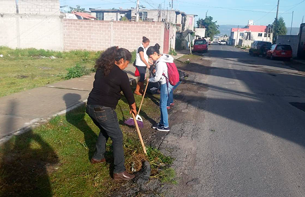 Gestionan antorchistas empleo temporal en SCT