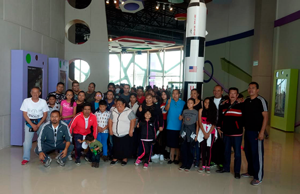 Con visita al Planetario de Chimalhuacán se clausuran los cursos de verano en la CDMX