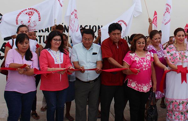 Inaugura Antorcha albergue Nachi Cocom