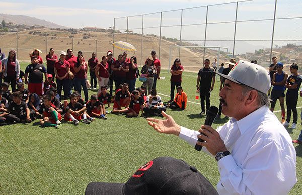 Promover el deporte en BC también es tarea de Antorcha