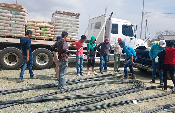 Con la lucha y gestión, 70 familias reciben material para arreglo de viviendas