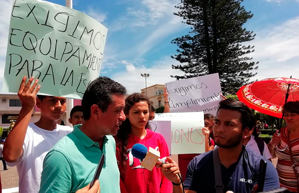 Antorcha respalda lucha de estudiantes del telebachillerato Amado Nervo