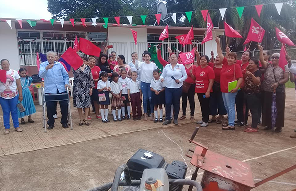 Inicia instalación de techumbre en primaria de la comunidad de Cerro Blanco