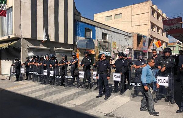 Segundo Informe de Mentiras; policía municipal reprime manifestación antorchista