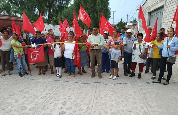 Festejan en Pedro Escobedo obra gestionada por la Organización de los Pobres de México