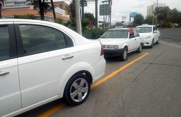 Irregular la base de taxis instalada en Amotac 