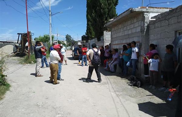 Habitantes de la Piedad en El Marqués solicitan respaldo de Antorcha 