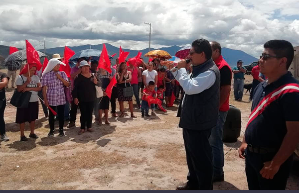 Campesinos de Etla reafirman seguir en la lucha antorchista