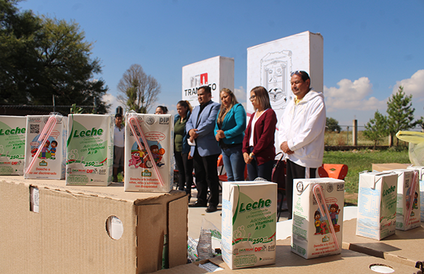 Antorcha mejora la alimentación de 400 estudiantes de Trancoso 