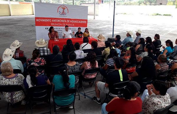 Continúa reuniones de plenos en  municipios y comunidades de Aguascalientes 