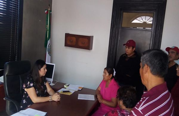 Antorchistas dialogan con secretaria de Guaymas 