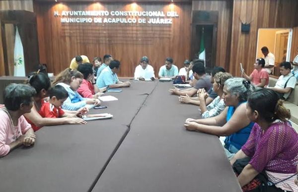 Autoridades municipales y antorchistas de Acapulco dan seguimiento a pliego petitorio