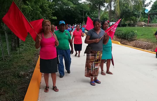 La Cumbre contará con pavimentación gracias a lucha antorchista