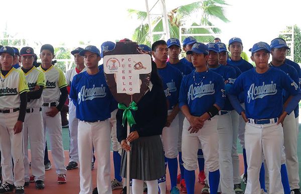 Realiza Antorcha II Torneo Estatal de beisbol