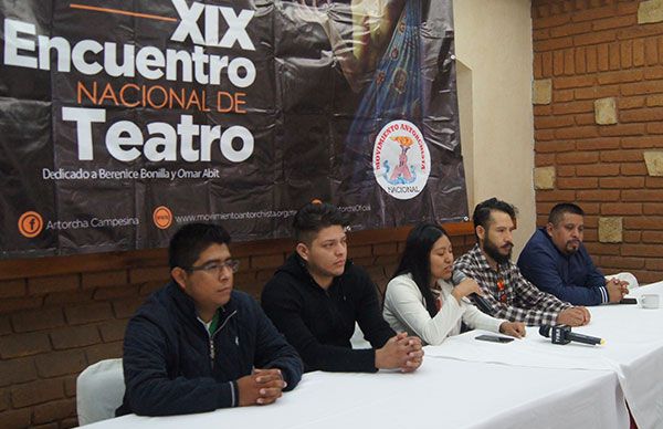 Oaxaqueños acudirán a Encuentro Nacional de Teatro  en San Luis Potosí