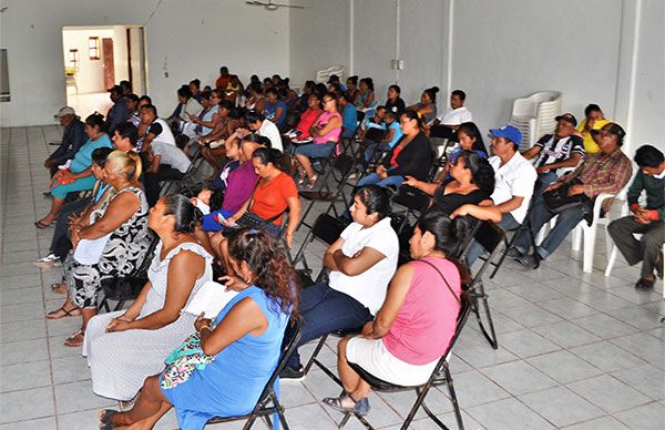 Dirigentes antorchistas de Calakmul Reciben a dirigente estatal antorchista