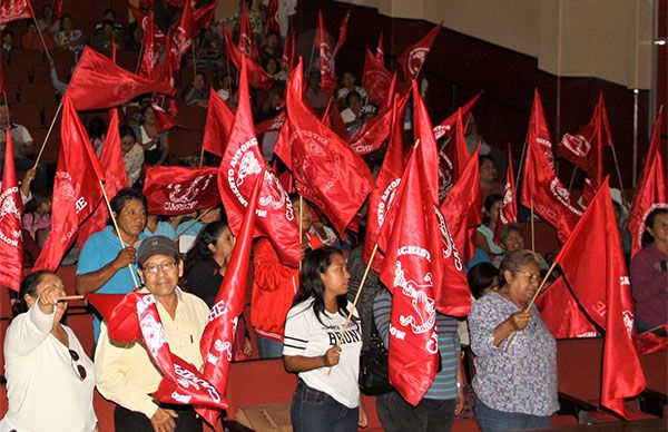 Líderes del municipio de Campeche se comprometen con el proyecto Antorchista de Nación